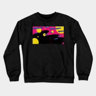 Pink cosmos Crewneck Sweatshirt